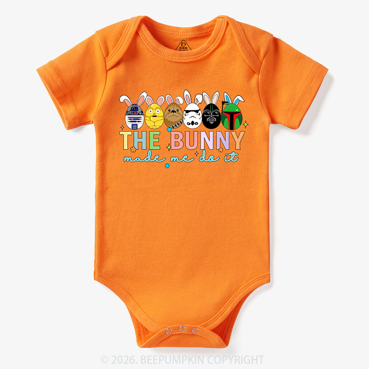 Cute Cartoon Characters Happy Easter Bodysuit