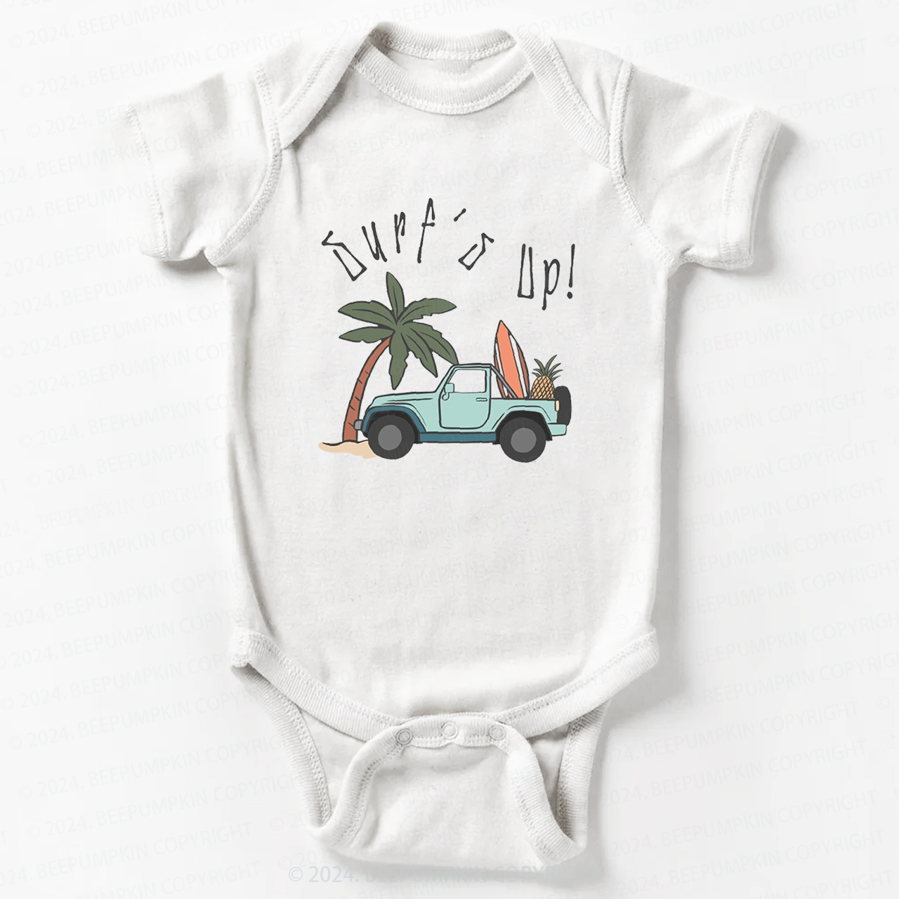 Surfs Up Beach Bodysuit For Baby 