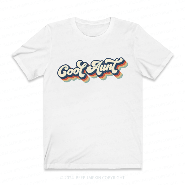  Retro Cool Aunt Auntie Shirt