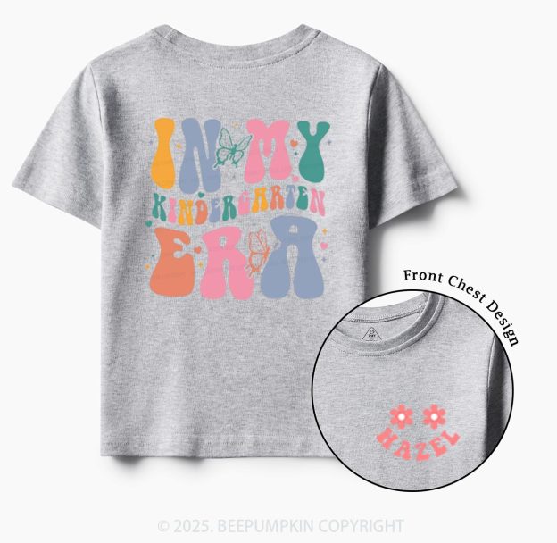 Personalized Colorful Kinder Toddler&Kid's Tees Beepumpkin