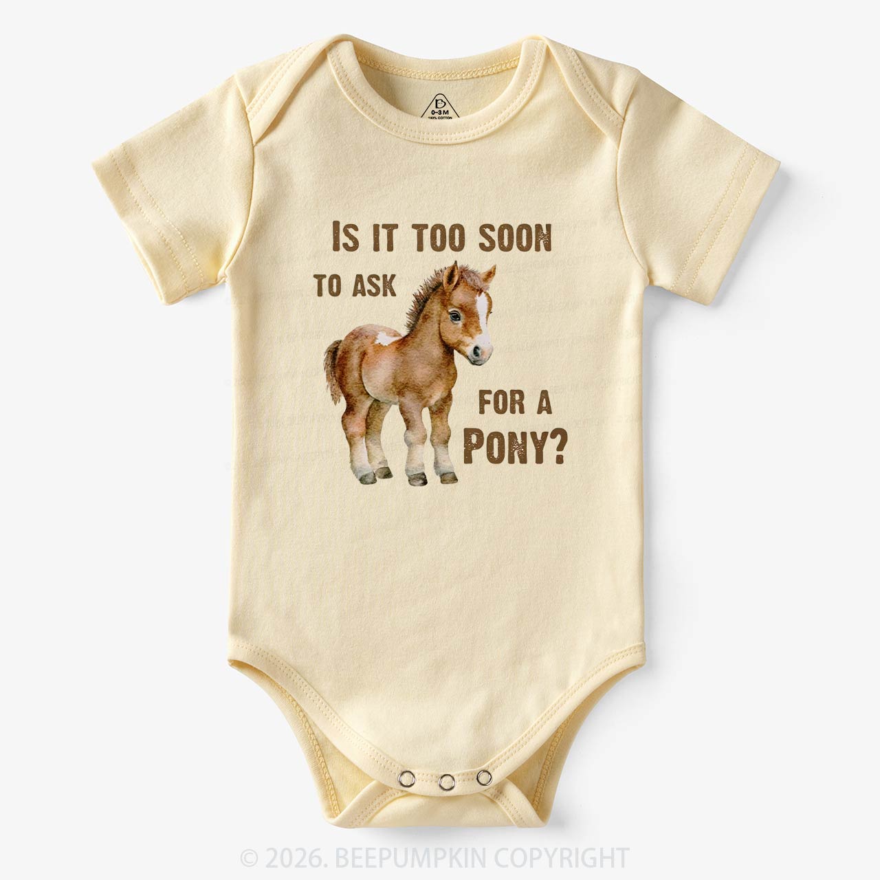 Is It Too Soon to Ask for a Pony Bodysuit