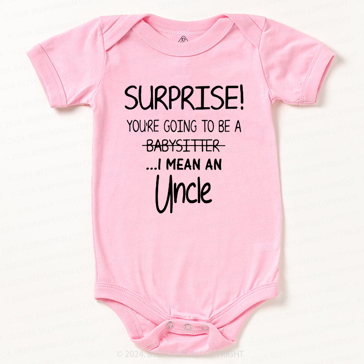 Surprise You're Going To Be An Uncle  Baby Bodysuit 7