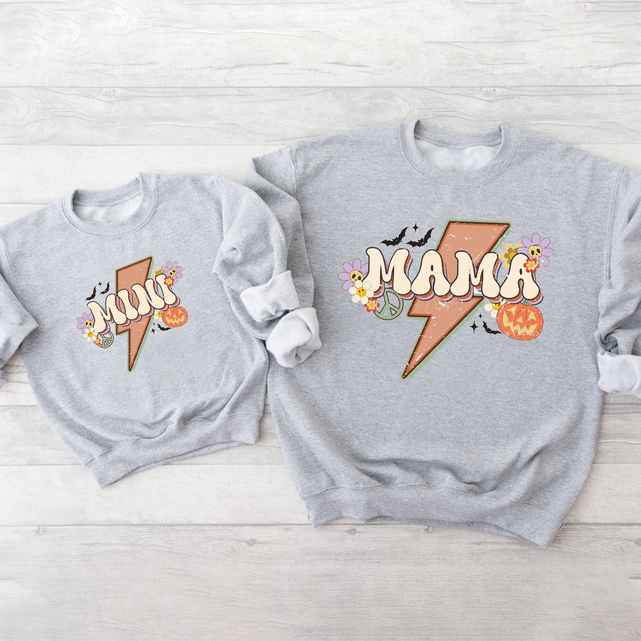 Halloween Momster & Mama's Kids Mom&Me Swetshirt