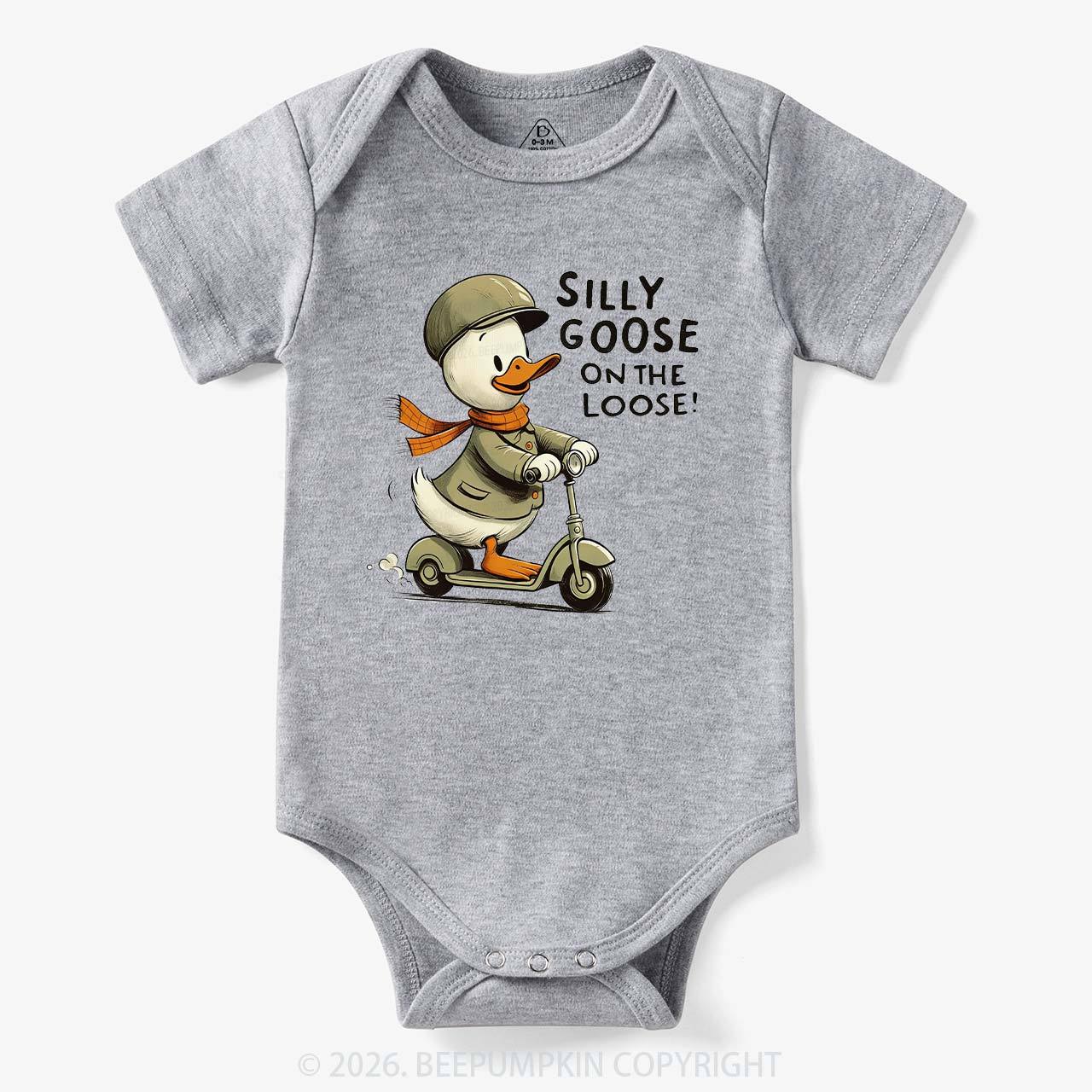 Silly Goose on the Loose Funny Bodysuit