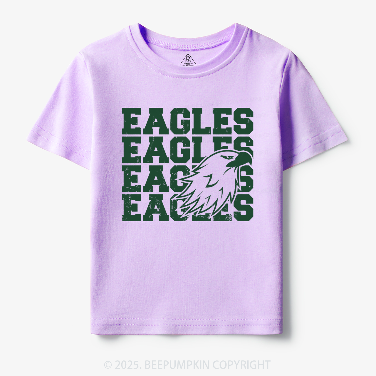 Personalized Eagles Mascot Toddler&Kid's Tees Beepumpkin