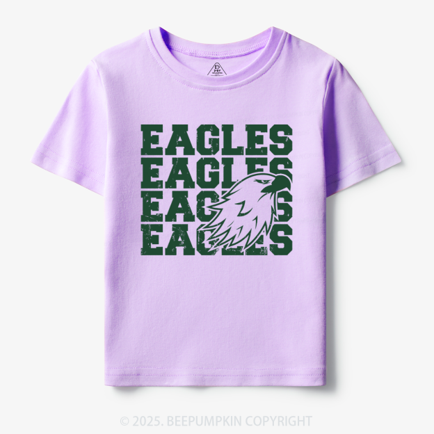 Personalized Eagles Mascot Toddler&Kid's Tees Beepumpkin