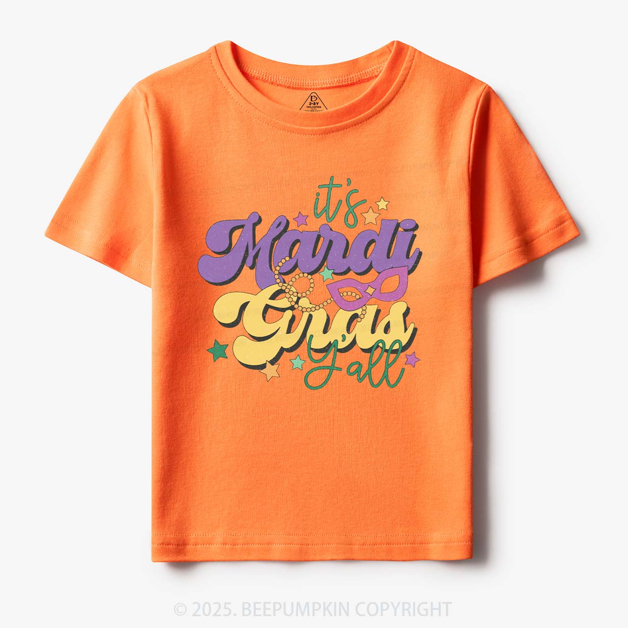 It's Mardi Gras Y'all Toddler&Kid's Tees Beepumpkin