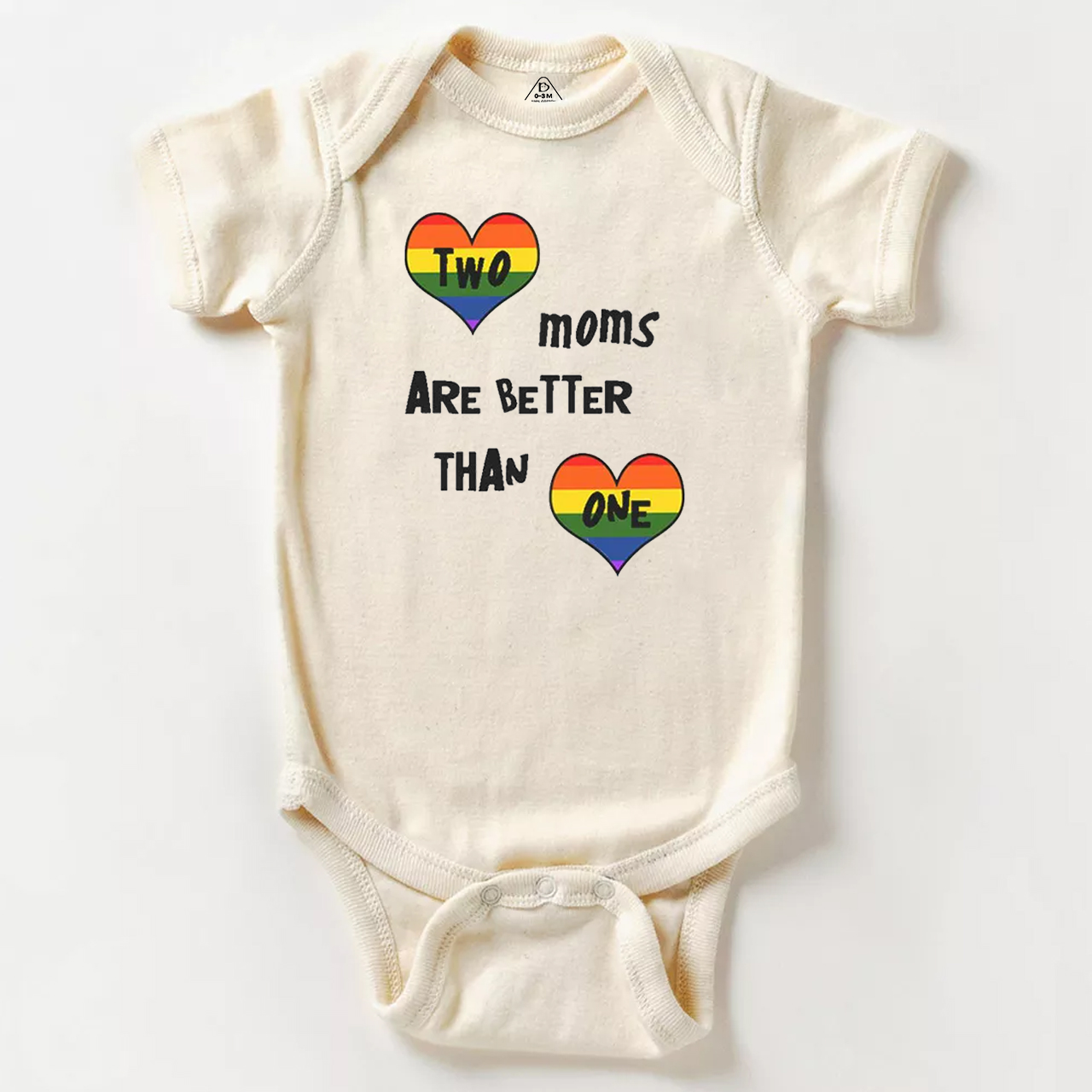 Two Moms Better Than One LGBTQ Bodysuit Beepumpkin