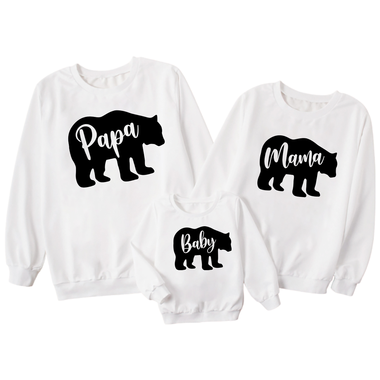 Bear Group Family Matching Sweatshirts