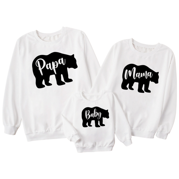 Bear Group Family Matching Sweatshirts