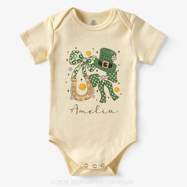 Floral Shamrock St Patrick’s Day Bodysuit