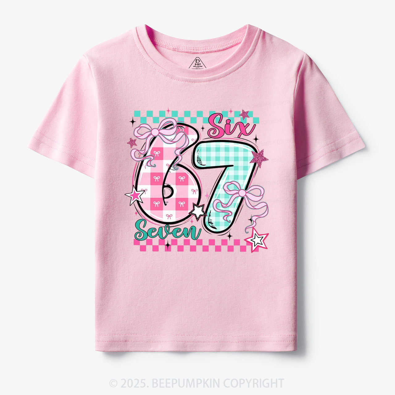 Checkered Valentine 67 Toddler&Kid's Tees Beepumpkin