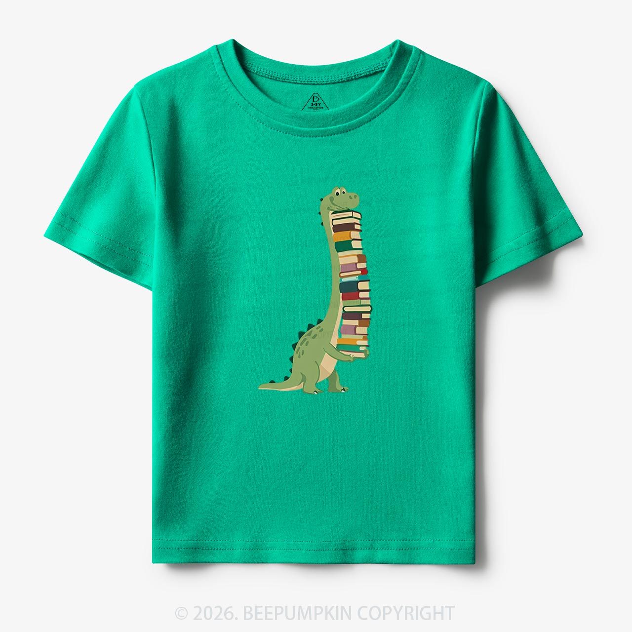 Cute Dinosaur Book Lover Toddler&Kid's Tees