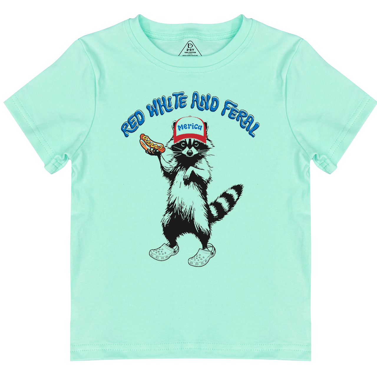 Red White And Feral Toddler&Kid's Tees Beepumpkin 