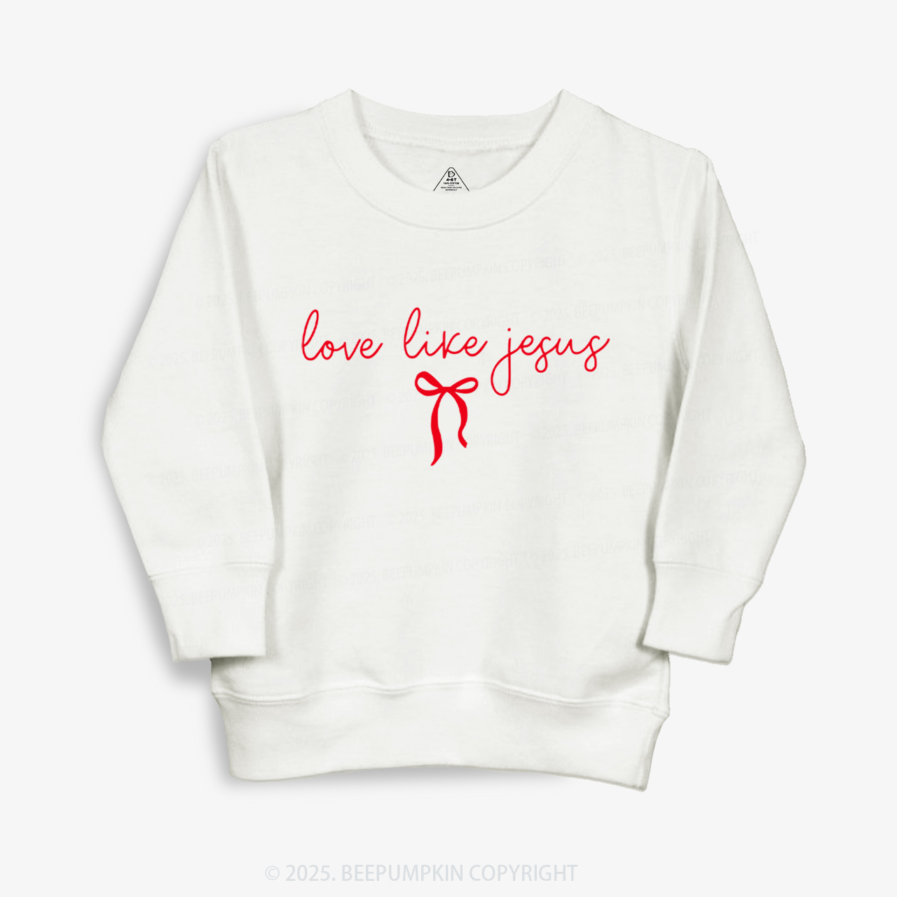 Love Like Jesus Valentine's Day Kid's Sweatshirt