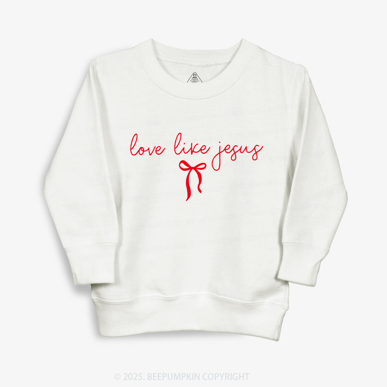 Love Like Jesus Valentine's Day Kid's Sweatshirt