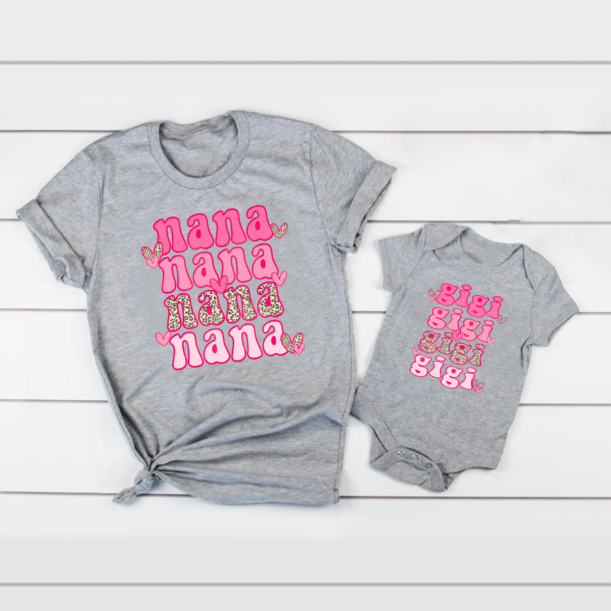 Pink Valentine's Day Family Matching Shirts