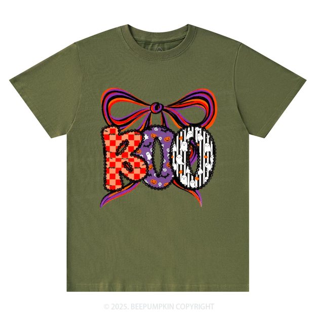 Boo Halloween Coquette T-Shirts Beepumpkin