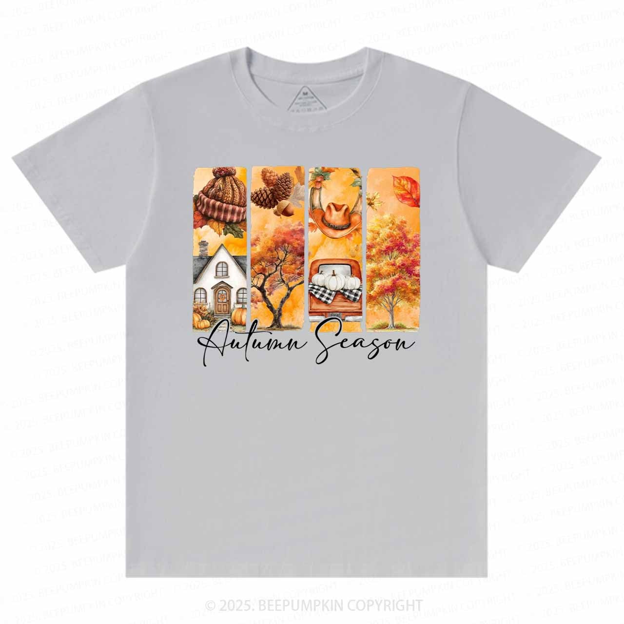 Cozy Autumn Season Brushstroke T-Shirts Beepumpkin 