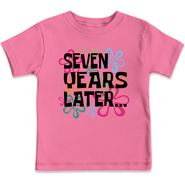 Seven Years Later Toddler&Kid's Tees Beepumpkin 