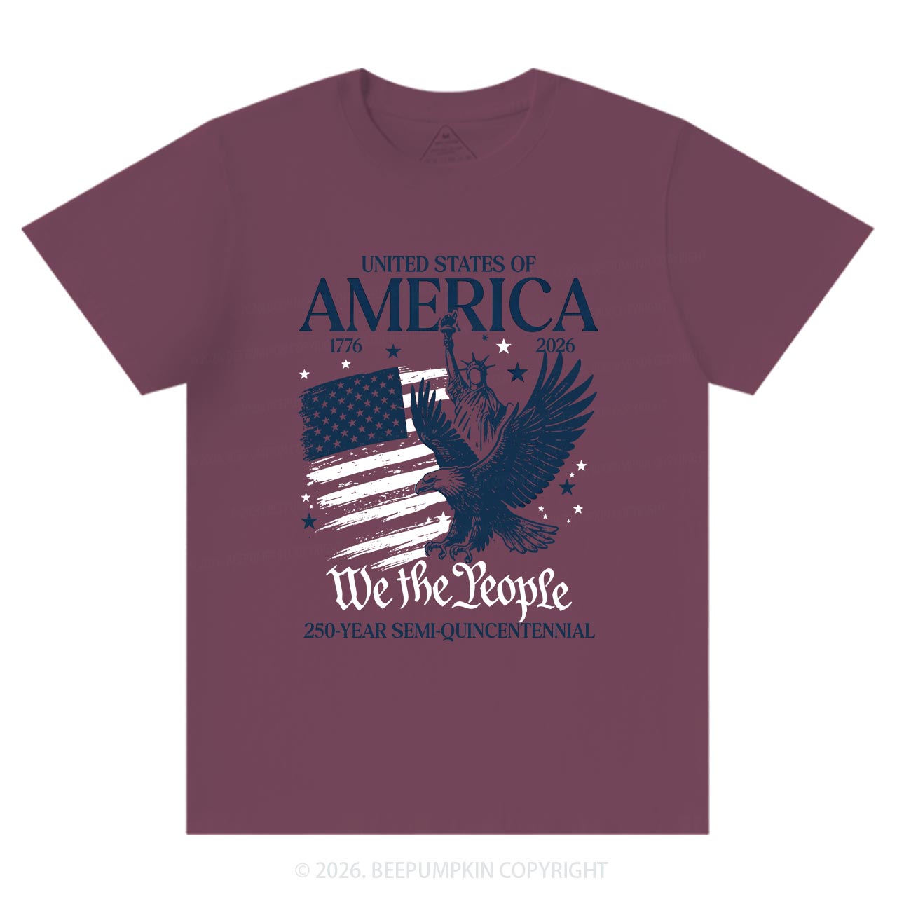 America 250 Patriotic Eagle Independence Day T-Shirts