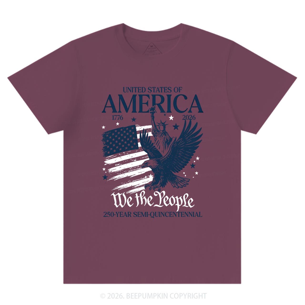 America 250 Patriotic Eagle Independence Day T-Shirts