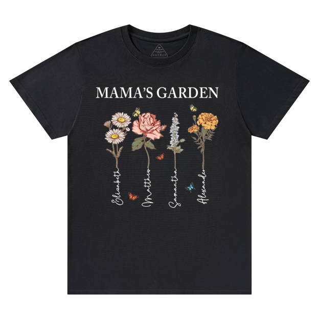 Personalized Mama's Garden T-Shirts