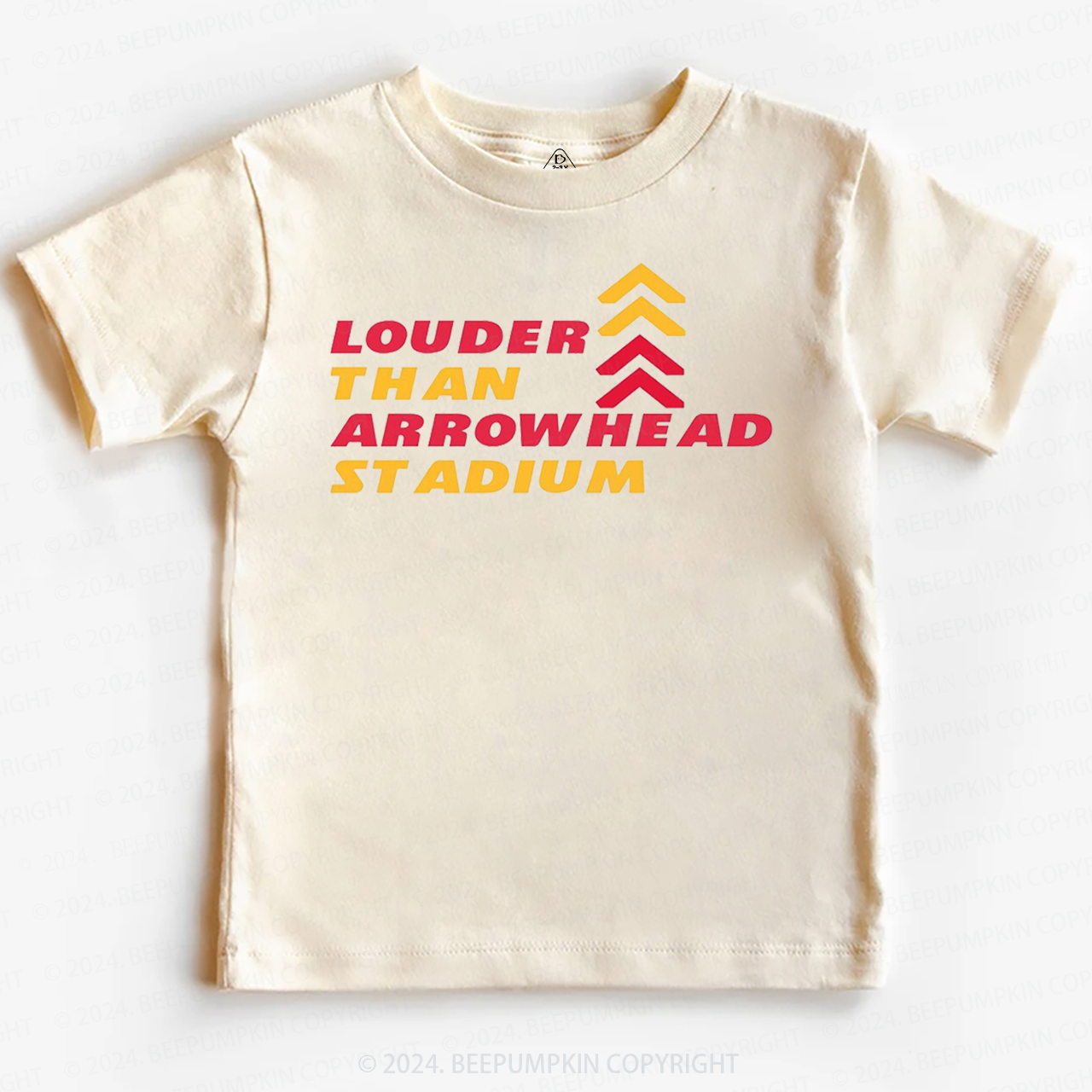 Louder Than Arrowhead Stadium Toddler&Kids Tees Beepumpkin 