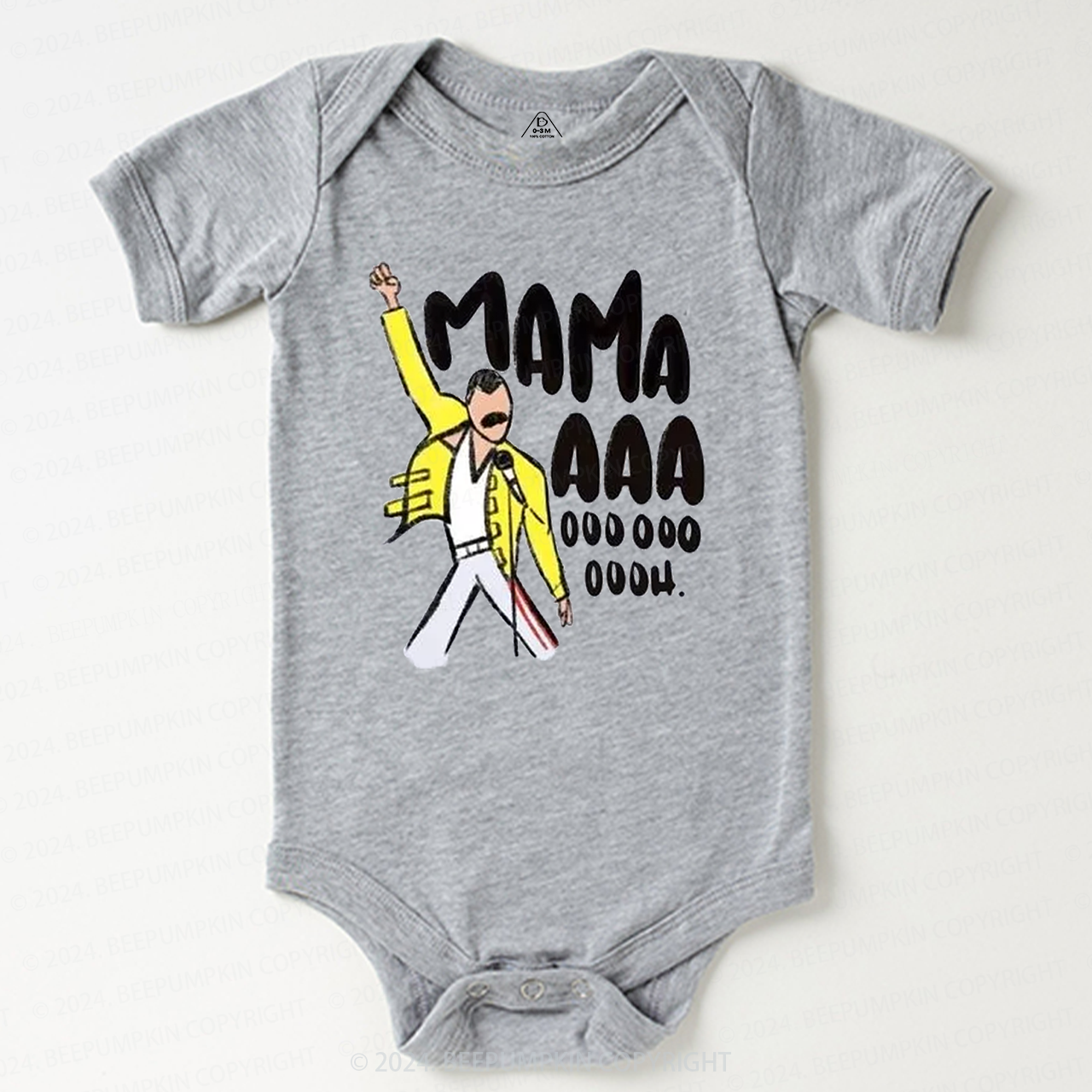Mama Aaa Oooh Baby Bodysuit 8