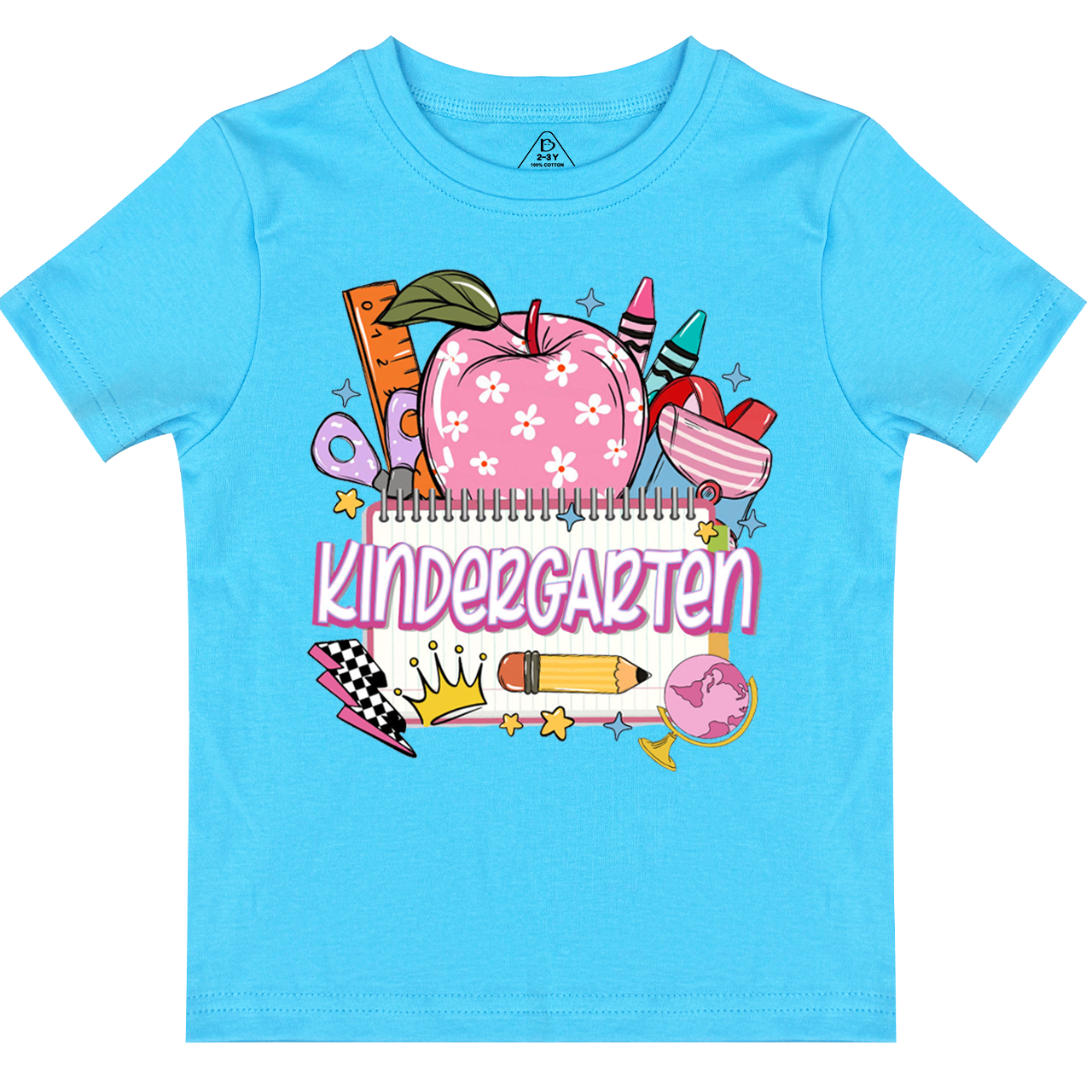 Personalized Retro Back To School Toddler&Kid's Tees Beepumpkin 