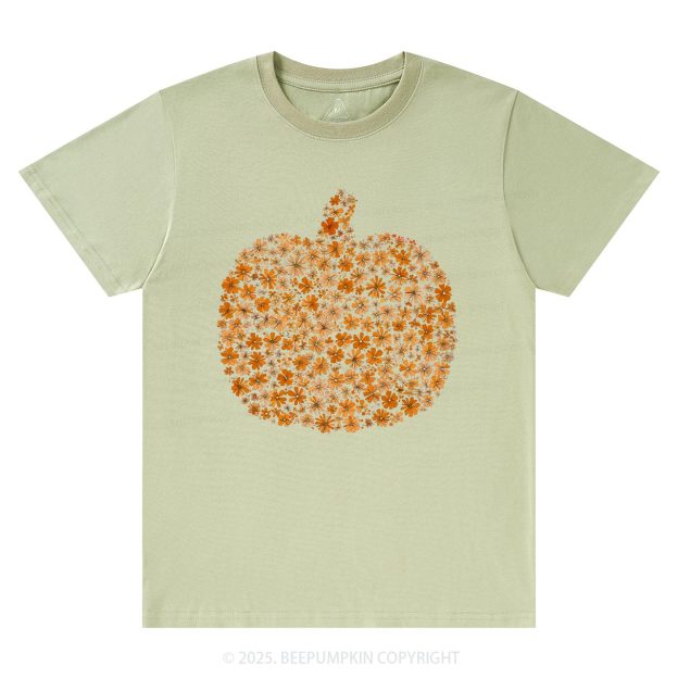 Flower Pumpkin T-Shirts Beepumpkin