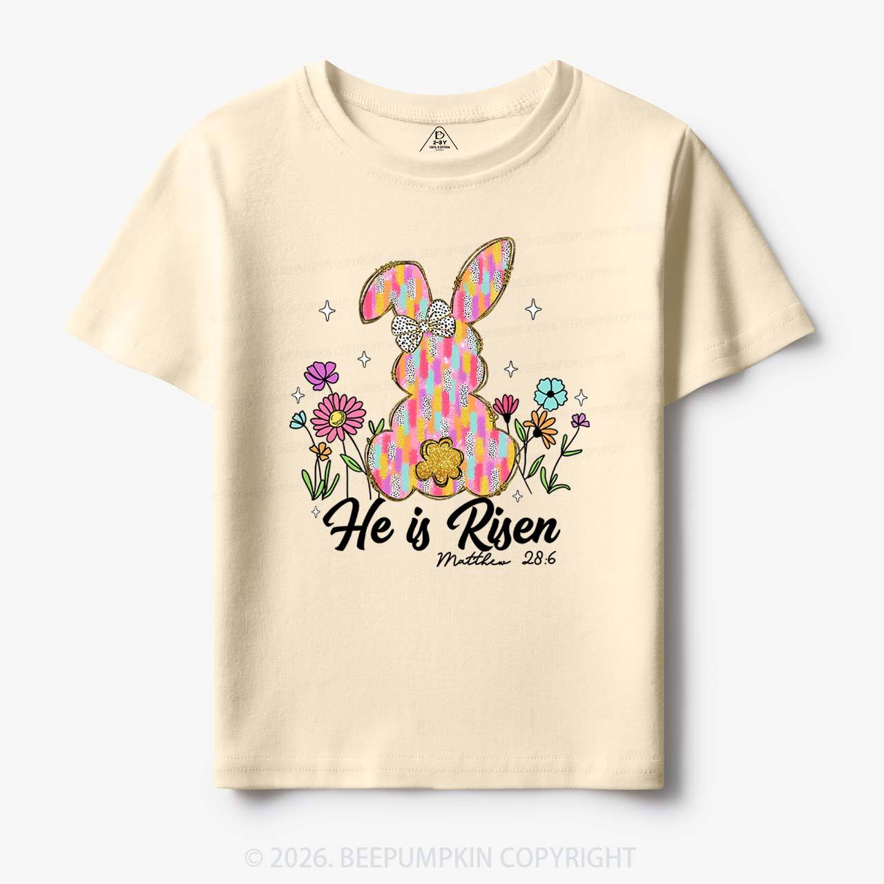 Risen In Bloom Faith & Flowers Toddler&Kids Tees