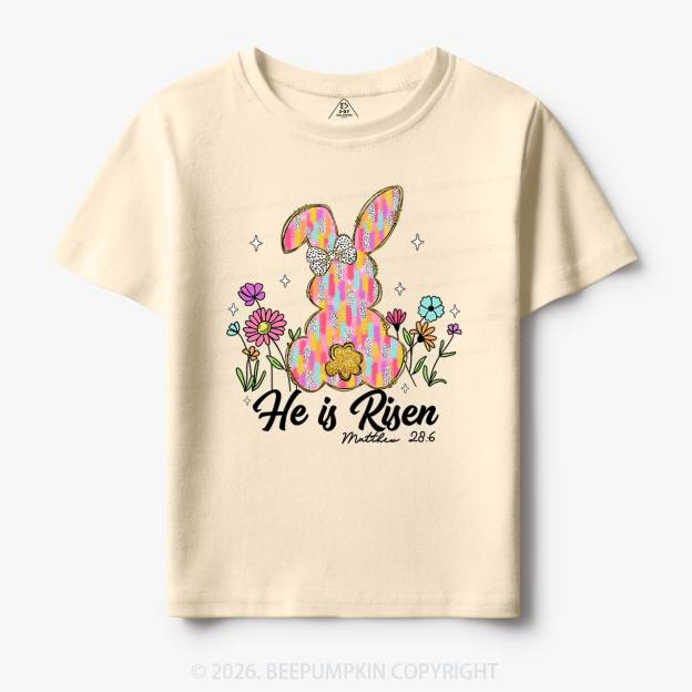 Risen In Bloom Faith & Flowers Toddler&Kids Tees