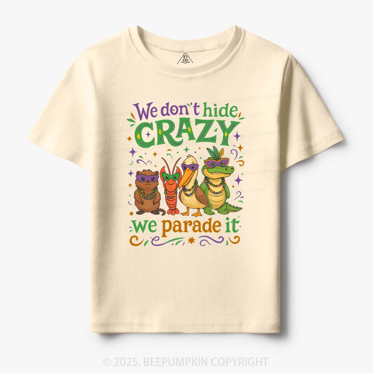 We Parade It Kids Mardi Gras Toddler&Kid's Tees Beepumpkin