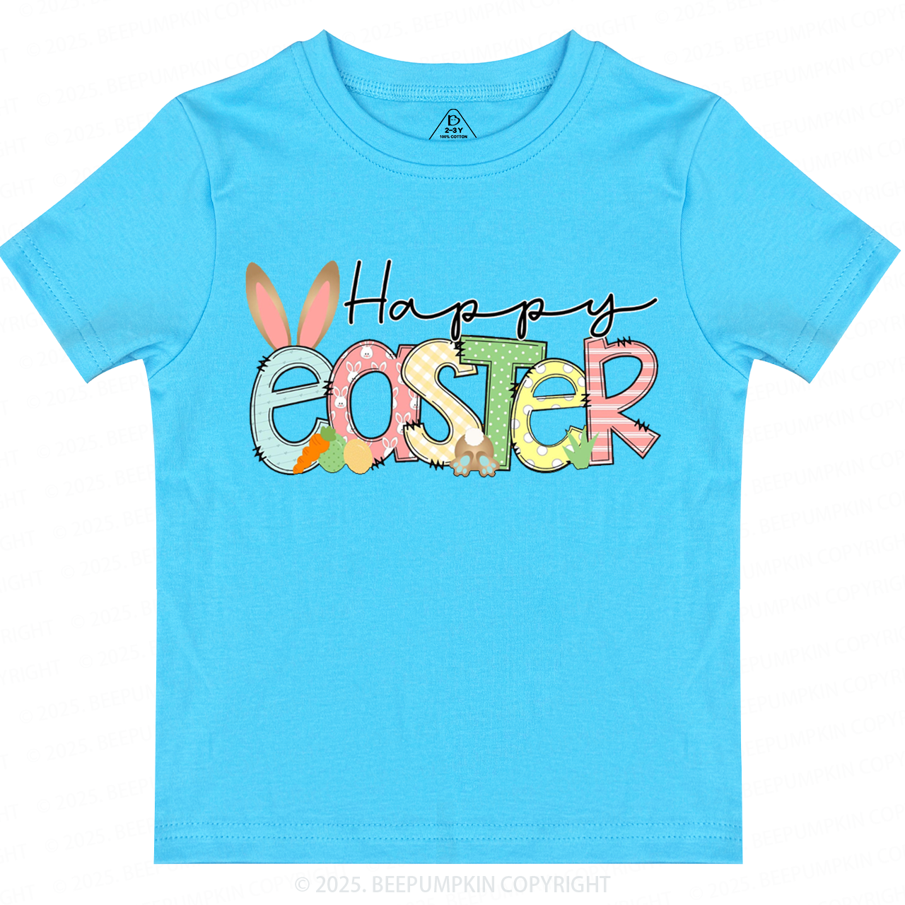 Personalized Name Happy Easter Toddler&Kid's Tees Beepumpkin