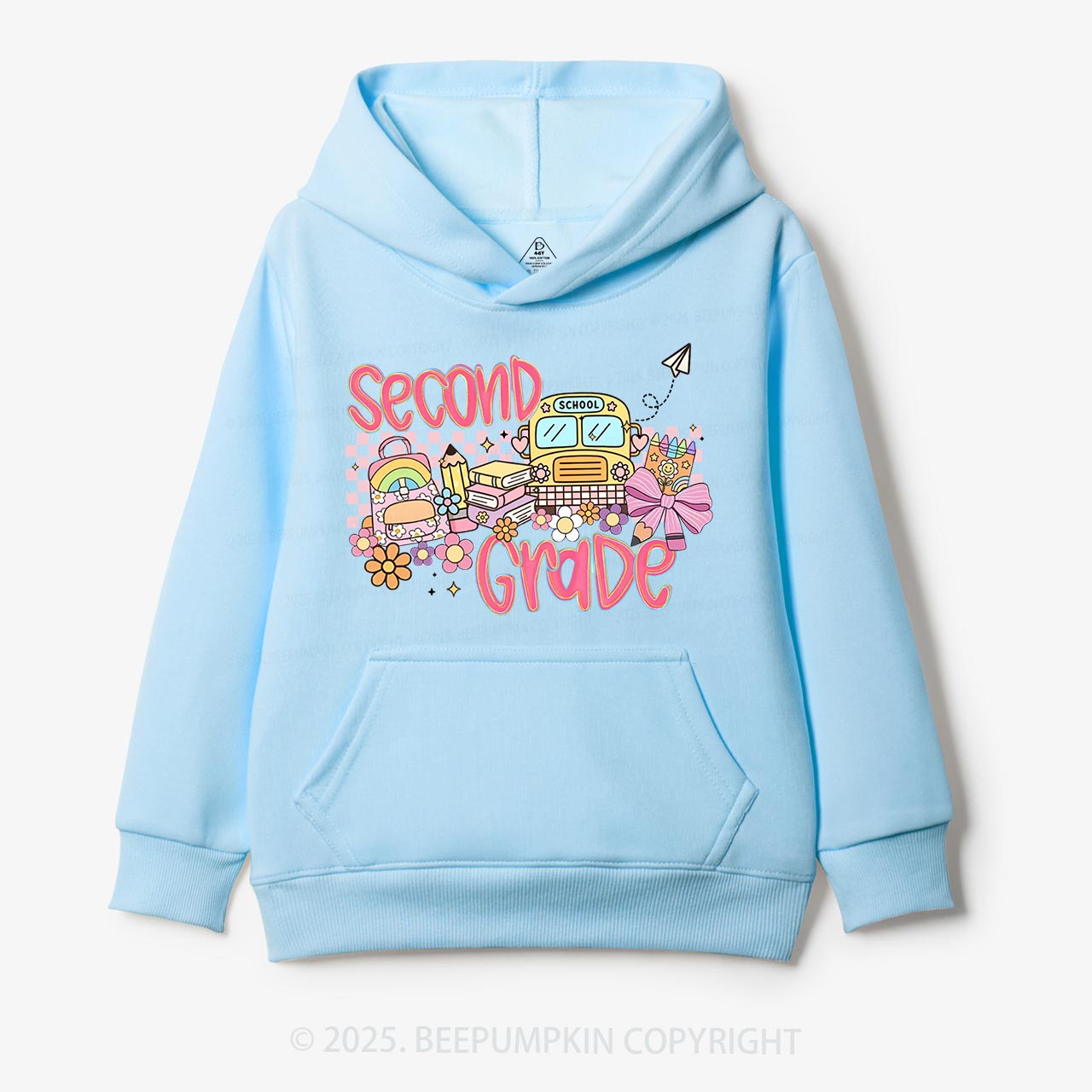 Personalized Happy School Journey Kid's Hoodies Beepumpkin