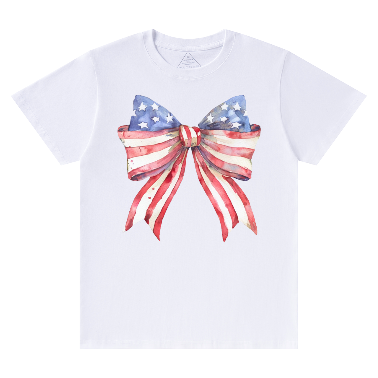 Coquette American Flag Mama T-Shirts