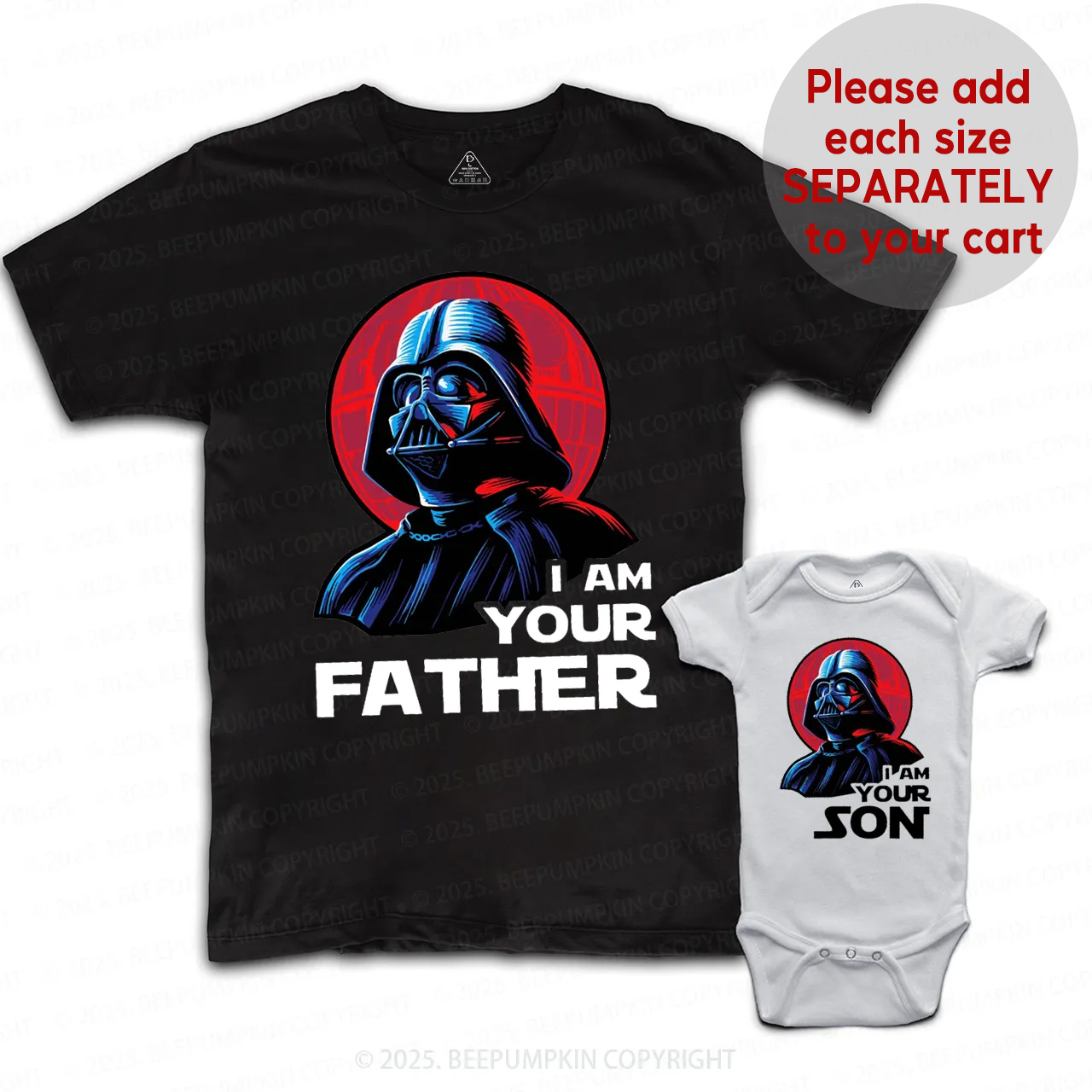 I Am Your Father And I Am Your Son Dad&Me Matching Shirts