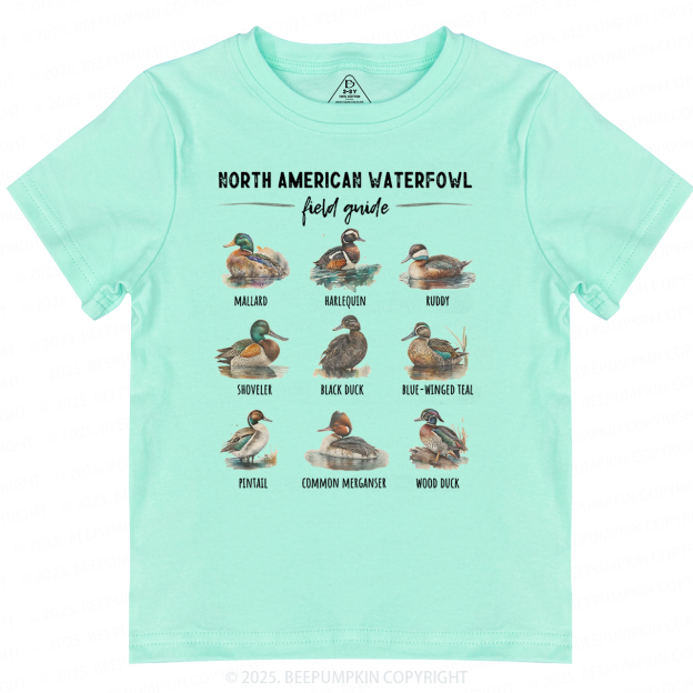 Ducks of North America Toddler&Kid's Tees Beepumpkin