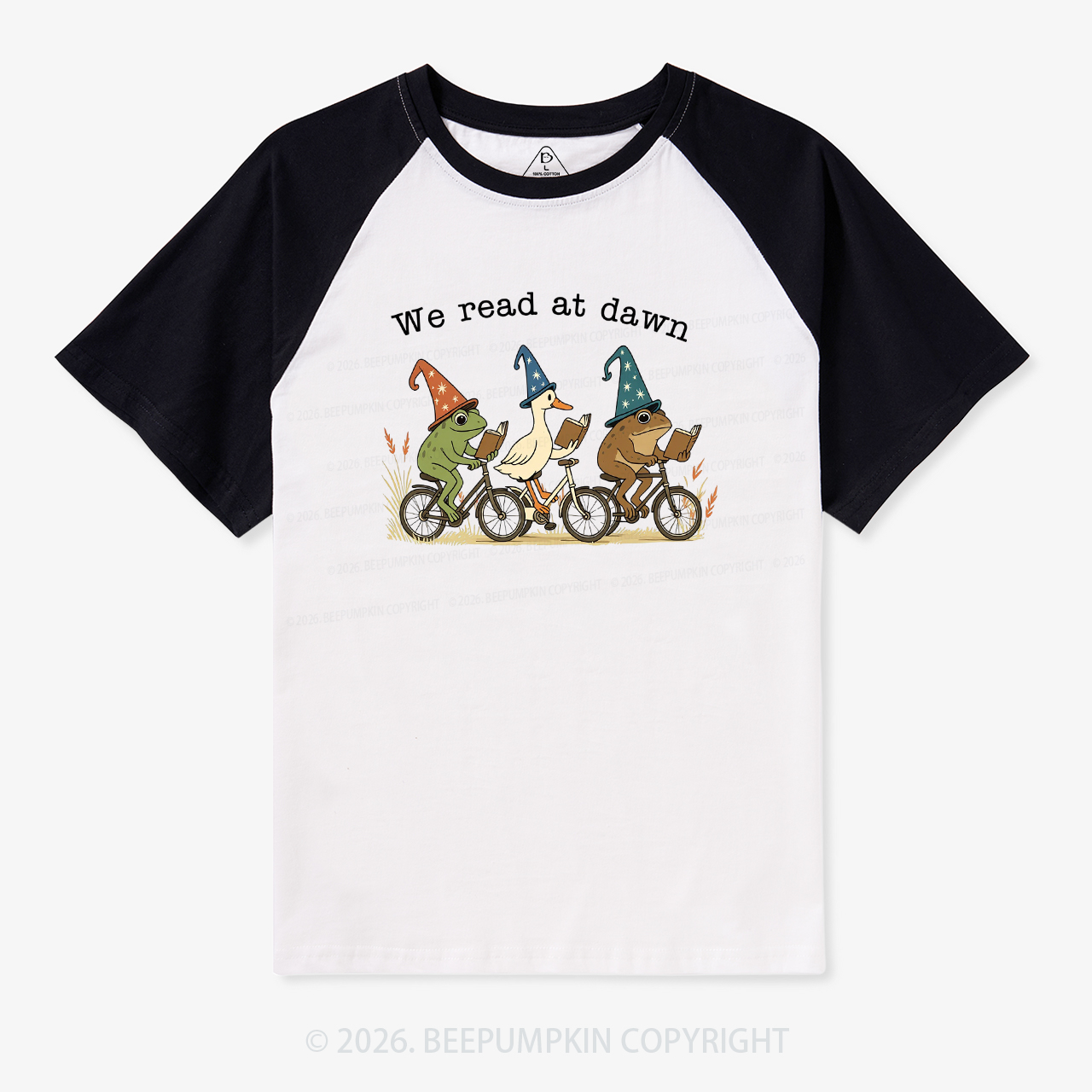 We Read At Dawn Retro Raglan T-shirt