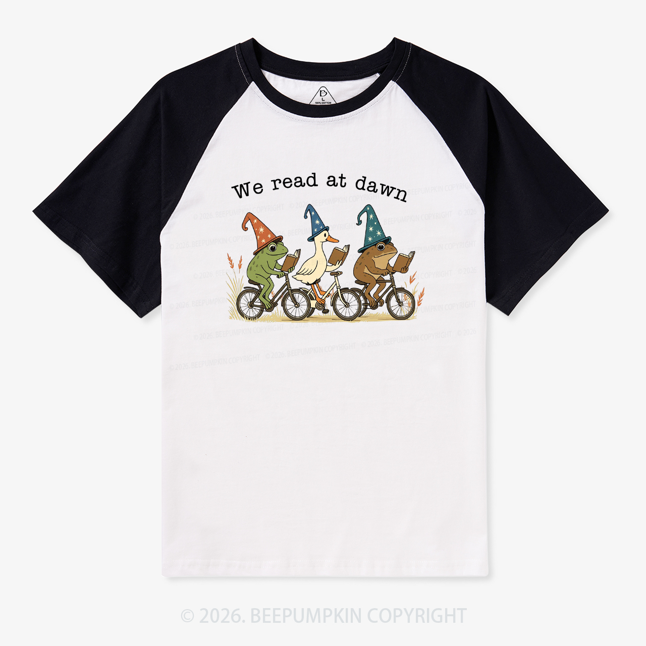 We Read At Dawn Retro Raglan T-shirt
