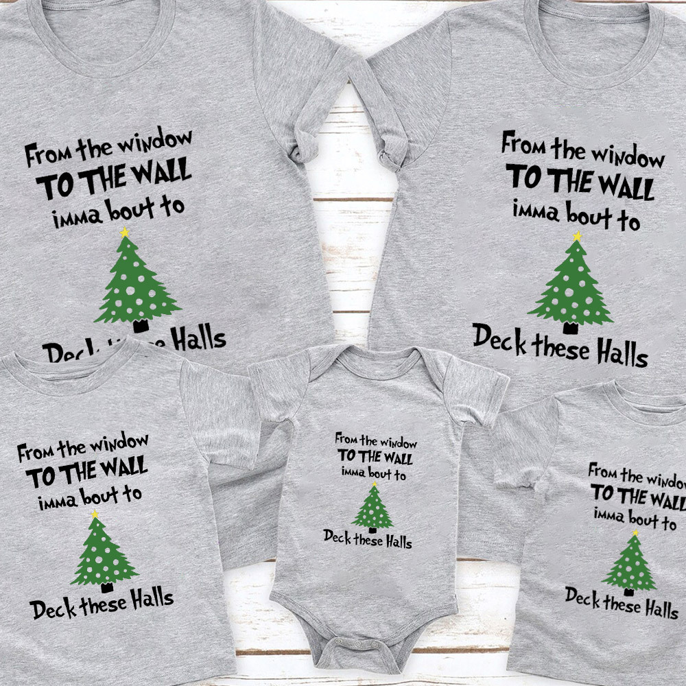Deck These Halls Christmas Family Matching Shirt