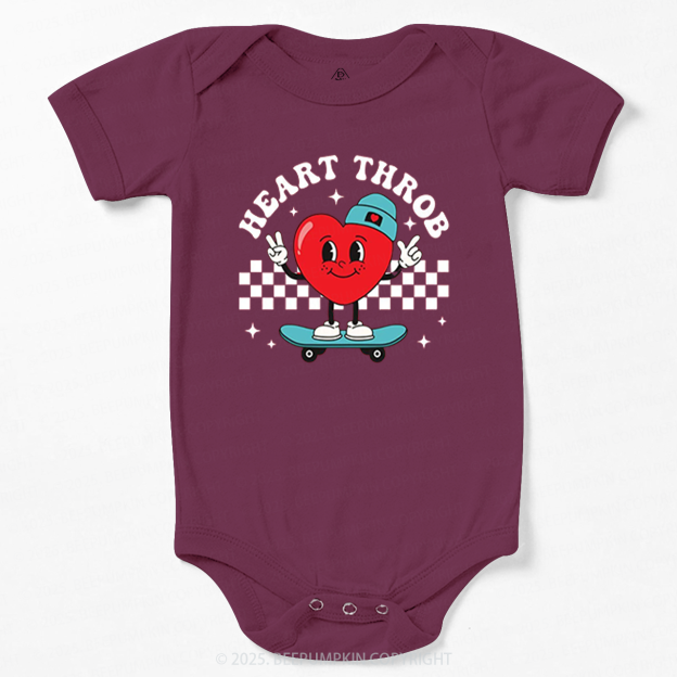 Heart Throb Valentine Bodysuit Beepumpkin