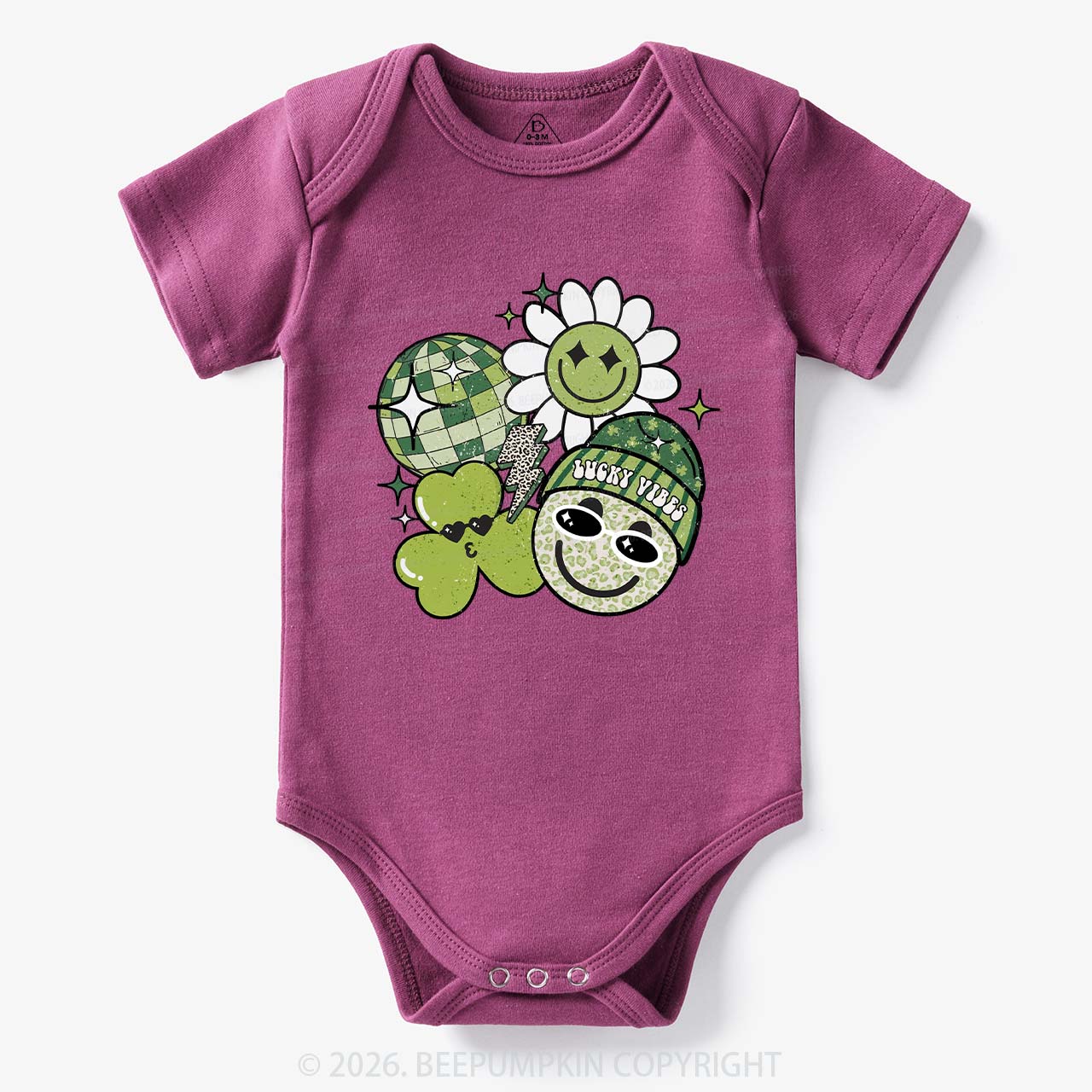 Disco Lucky Vibes Bodysuit For Baby