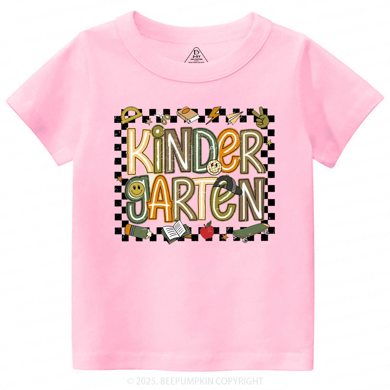 Personalized Back To School Boys Toddler&Kid's Tees Beepumpkin 