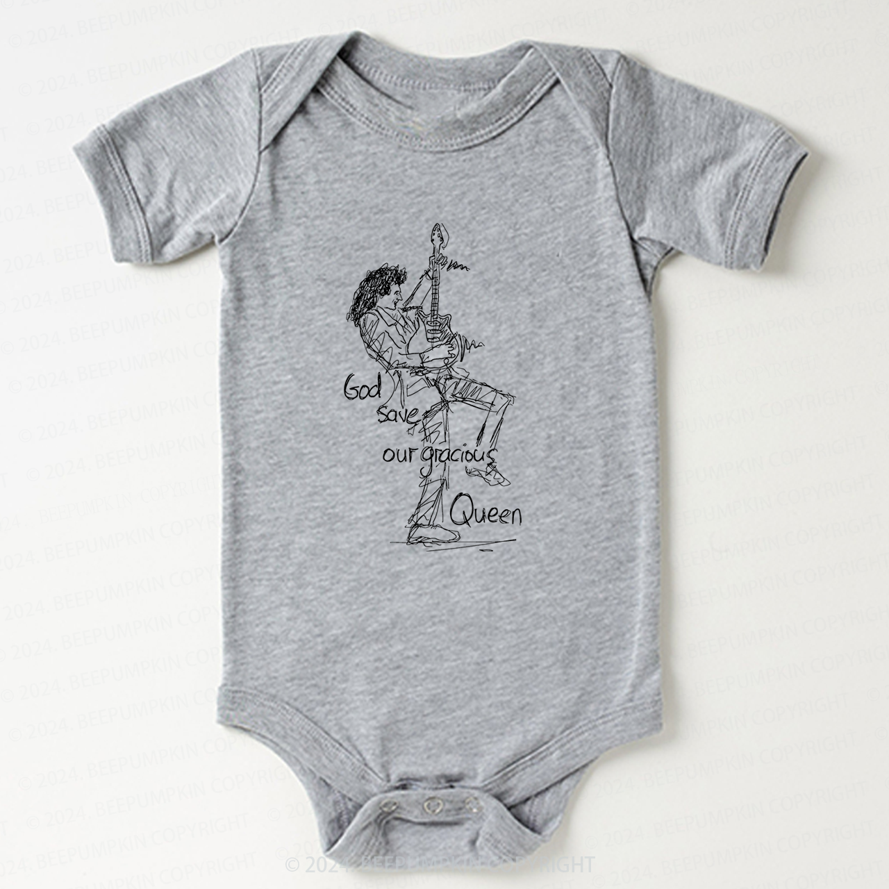 Rock Man Art Bodysuit For Baby 8