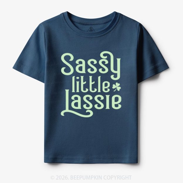 Sassy Little Lassie St. Patrick's Day Toddler&Kid's Tees Beepumpkin