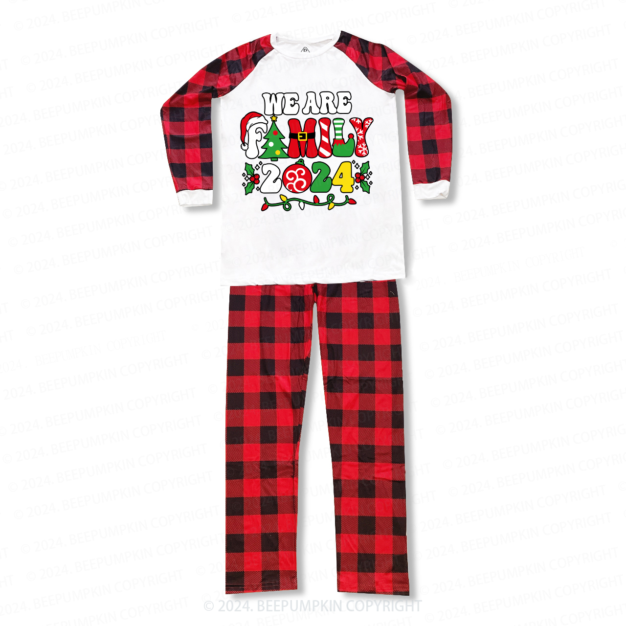 We Are Family Christmas Matching Pajamas Beepumpkin