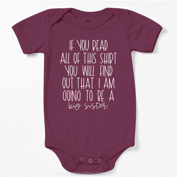 Big Sister Bodysuit Beepumpkin