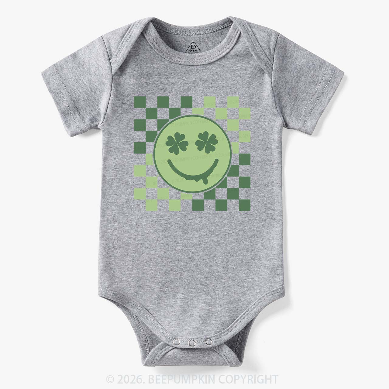 Retro Clover St.Patricks Day Bodysuit